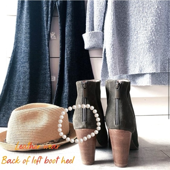 Seychelles leather zipper back ankle booties - Picture 4 of 15